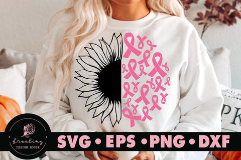 Breast Cancer SVG Bundle PNG Sublimation SVG Freeling Design House 