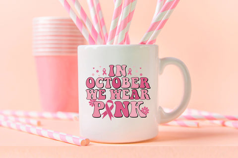 Breast Cancer SVG Bundle, Retro Breast Cancer SVG Shetara Begum 