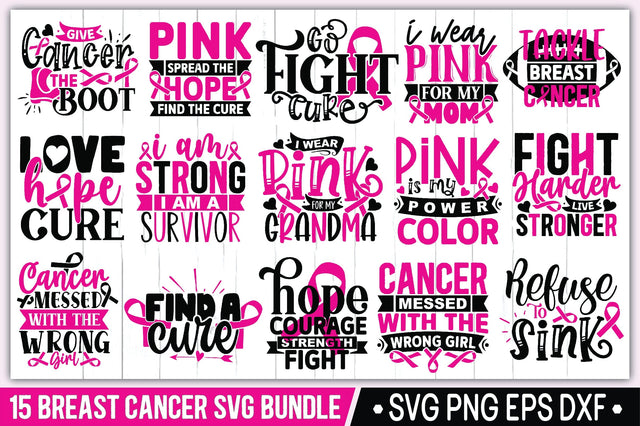 Breast Cancer SVG Bundle SVG Ariyan 