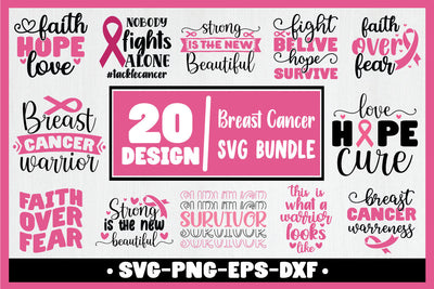Breast Cancer Svg Bundle SVG md faruk hossain 