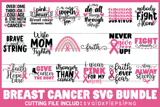 Breast Cancer Svg Bundle SVG md faruk hossain 