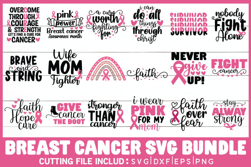 Breast Cancer Svg Bundle SVG md faruk hossain 