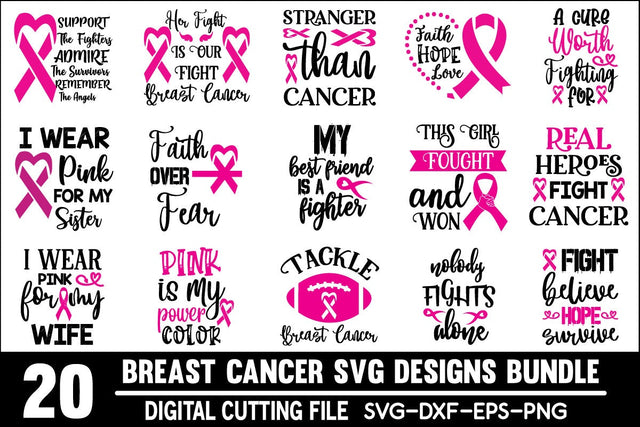 Breast Cancer SVG Bundle SVG md faruk hossain 