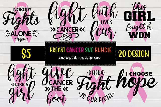 Breast Cancer SVG Bundle SVG shah alam 