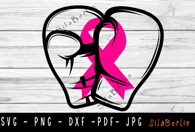 Breast Cancer Svg, Cancer Awareness Svg, Ribbon Svg, Fight Cancer Svg, Pink Ribbon svg, Breast Cancer png, Svg cut file to use for Cricut SVG SilaBerlin 
