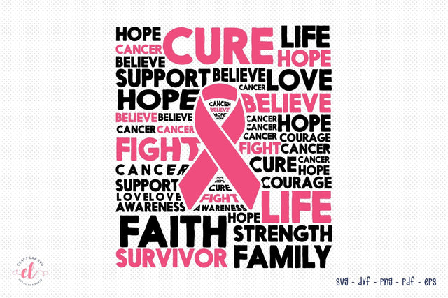 Breast Cancer SVG Cut File SVG CraftLabSVG 