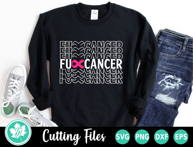 Breast Cancer SVG | Fuck Cancer SVG SVG TrueNorthImagesCA 