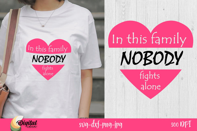 Breast Cancer SVG. Pink Design SVG. Motivational Quote SVG. SVG Evgenyia Guschina 