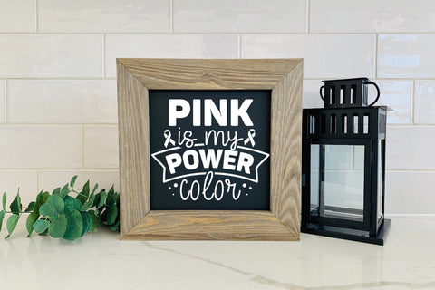 Breast Cancer SVG, Pink is My Power Color SVG SVG CraftLabSVG 