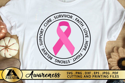 Breast Cancer SVG PNG EPS DXF Awareness SVG Pink Ribbon SVG SVG zoellartz 