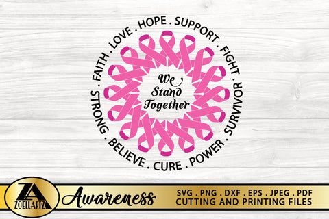 Breast Cancer SVG PNG EPS DXF Awareness SVG Pink Ribbon SVG SVG zoellartz 