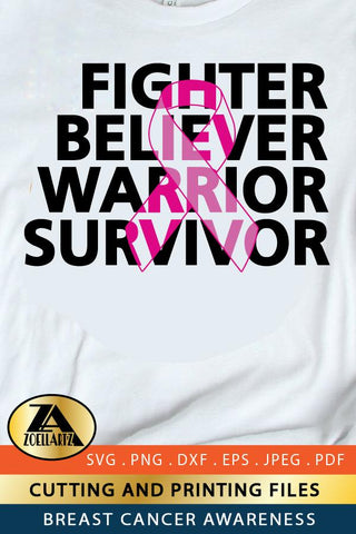 Breast Cancer SVG RIBBON SVG Awareness SVG Survivor SVG SVG zoellartz 