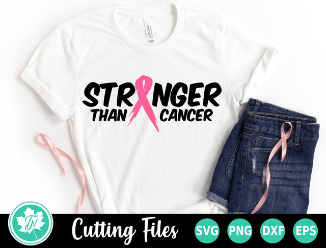 Breast Cancer SVG | Stronger Than Cancer SVG SVG TrueNorthImagesCA 