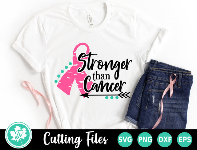 Breast Cancer SVG | Stronger Than Cancer SVG TrueNorthImagesCA 
