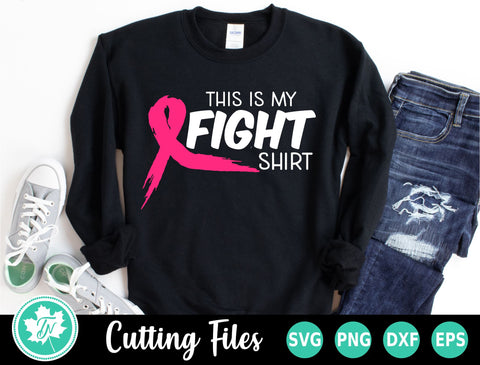 Breast Cancer SVG | This is my Fight Shirt SVG SVG TrueNorthImagesCA 