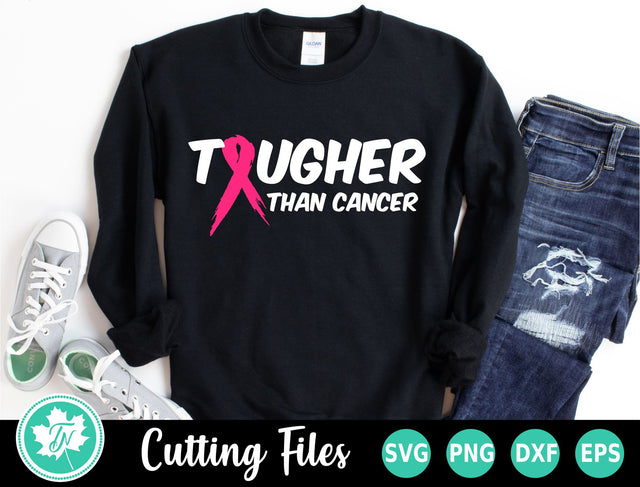 Breast Cancer SVG | Tougher Than Cancer SVG TrueNorthImagesCA 