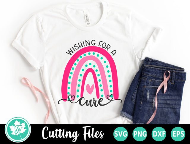 Breast Cancer SVG | Wishing for a Cure SVG TrueNorthImagesCA 