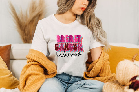 Breast Cancer Warrior Sublimation SVGArt 