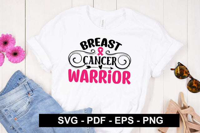 Breast cancer warrior SVG SVG CraftingStudio 