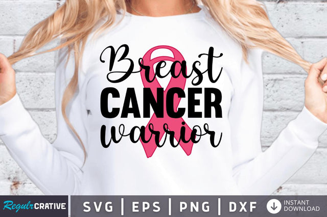 Breast cancer warrior SVG SVG Regulrcrative 