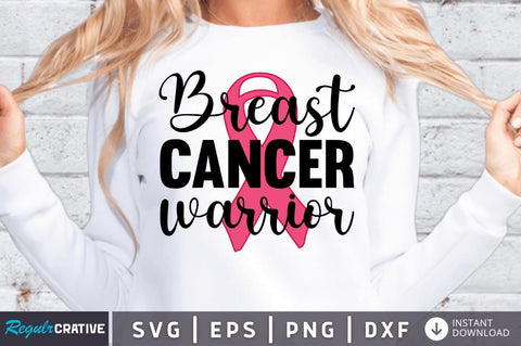 Breast cancer warrior SVG SVG Regulrcrative 
