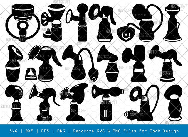 Breast Pumps Silhouette Svg Cricut Cut Files Png Bundle, SB01046 SVG ETC Craft 