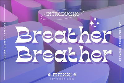 Breather Font Zeenesia Std 