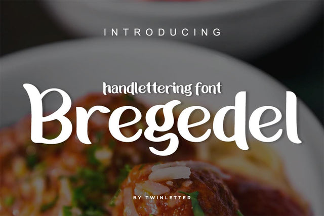 Bregedel Font twinletter 