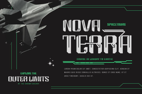 BREKGU | Futuristic Font Font twinletter 