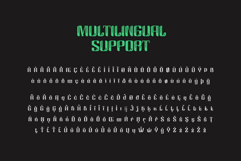 BREKGU | Futuristic Font Font twinletter 