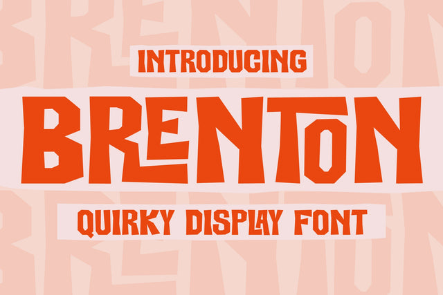 BRENTON Typeface Font Storytype Studio 