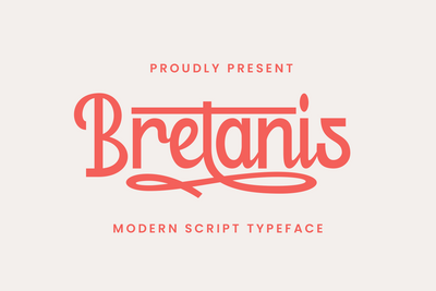 Bretanis - Lovely and Delicate Script Font ahweproject 