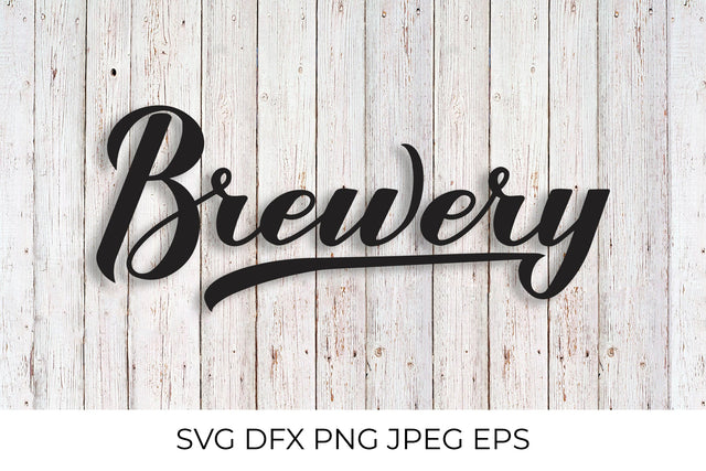 Brewery calligraphy hand lettering SVG LaBelezoka 