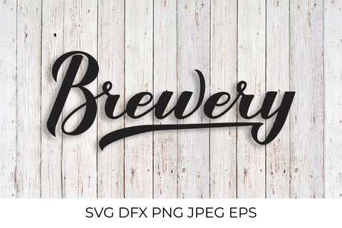 Brewery calligraphy hand lettering SVG LaBelezoka 