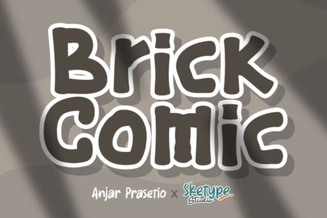 Brick Comic Font nearzz 