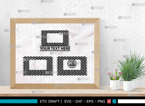 Brick Wall Monogram, Brick Wall Silhouette, Brick Wall SVG, Bricks Svg, Wall Svg, Brick Pattern Background Svg, SB00017 SVG ETC Craft 