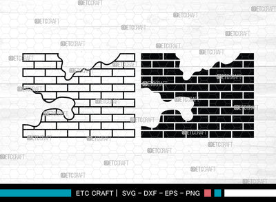 Brick Wall SVG, Brick Wall SVG, Brick Svg, Wall Svg, Brick Pattern Svg , Brick Icon Svg, Brick Wall SVG ETC Craft 