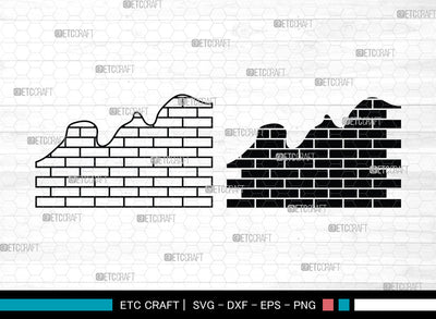 Brick Wall SVG, Brick Wall SVG, Brick Svg, Wall Svg, Brick Pattern Svg , Brick Icon Svg, Brick Wall SVG ETC Craft 
