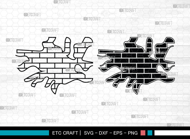 Brick Wall SVG, Brick Wall SVG, Brick Svg, Wall Svg, Brick Pattern Svg , Brick Icon Svg, Brick Wall SVG ETC Craft 