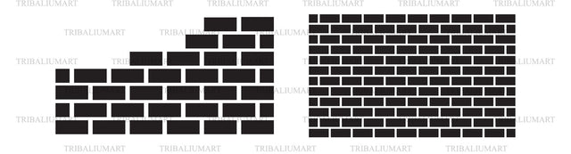 Brick wall SVG TribaliumArtSF 