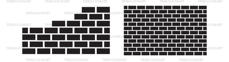 Brick wall SVG TribaliumArtSF 