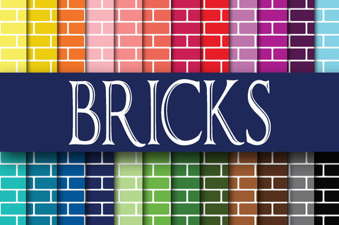 Bricks Digital Papers Sublimation Old Market 