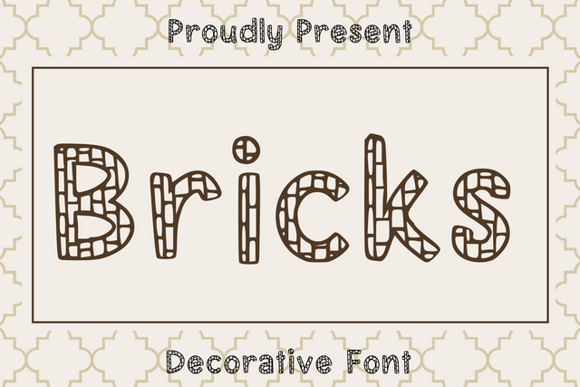 Bricks Font Aisyah 