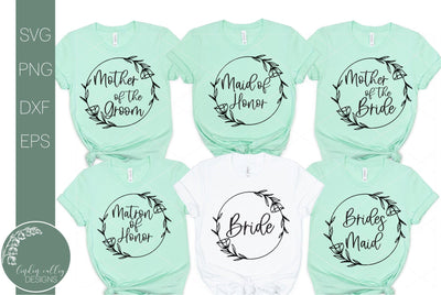 Bridal Party Mini Bundle Svg-Wedding Svg SVG Linden Valley Designs 