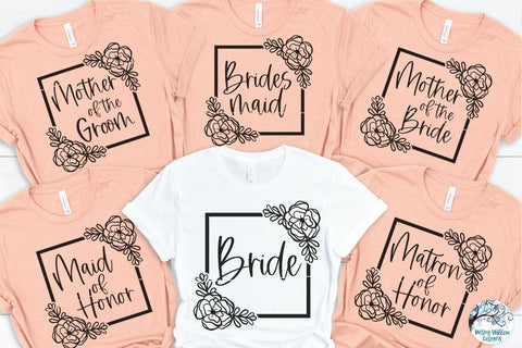 Bridal Party SVG Bundle SVG Wispy Willow Designs 