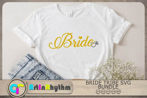 Bridal Party Svg Bundle, Wedding Svg, Bride Svg SVG Artinrhythm shop 