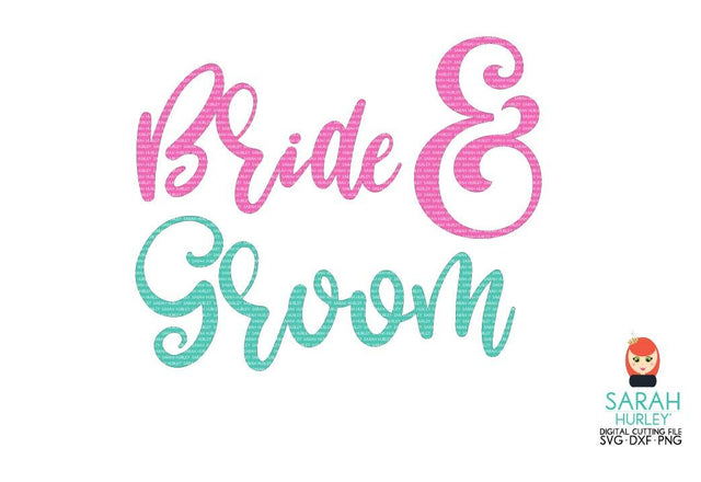 Bride And Groom SVG Sarah Hurley 