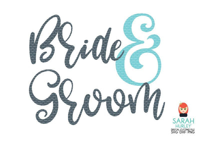 Bride And Groom SVG Sarah Hurley 