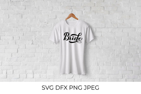 Bride calligraphy hand lettering SVG LaBelezoka 