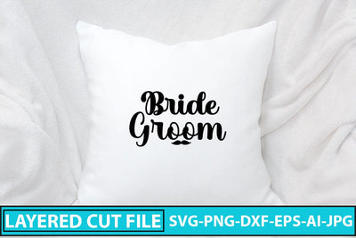 Bride Groom SVG Cut File SVG Syaman 